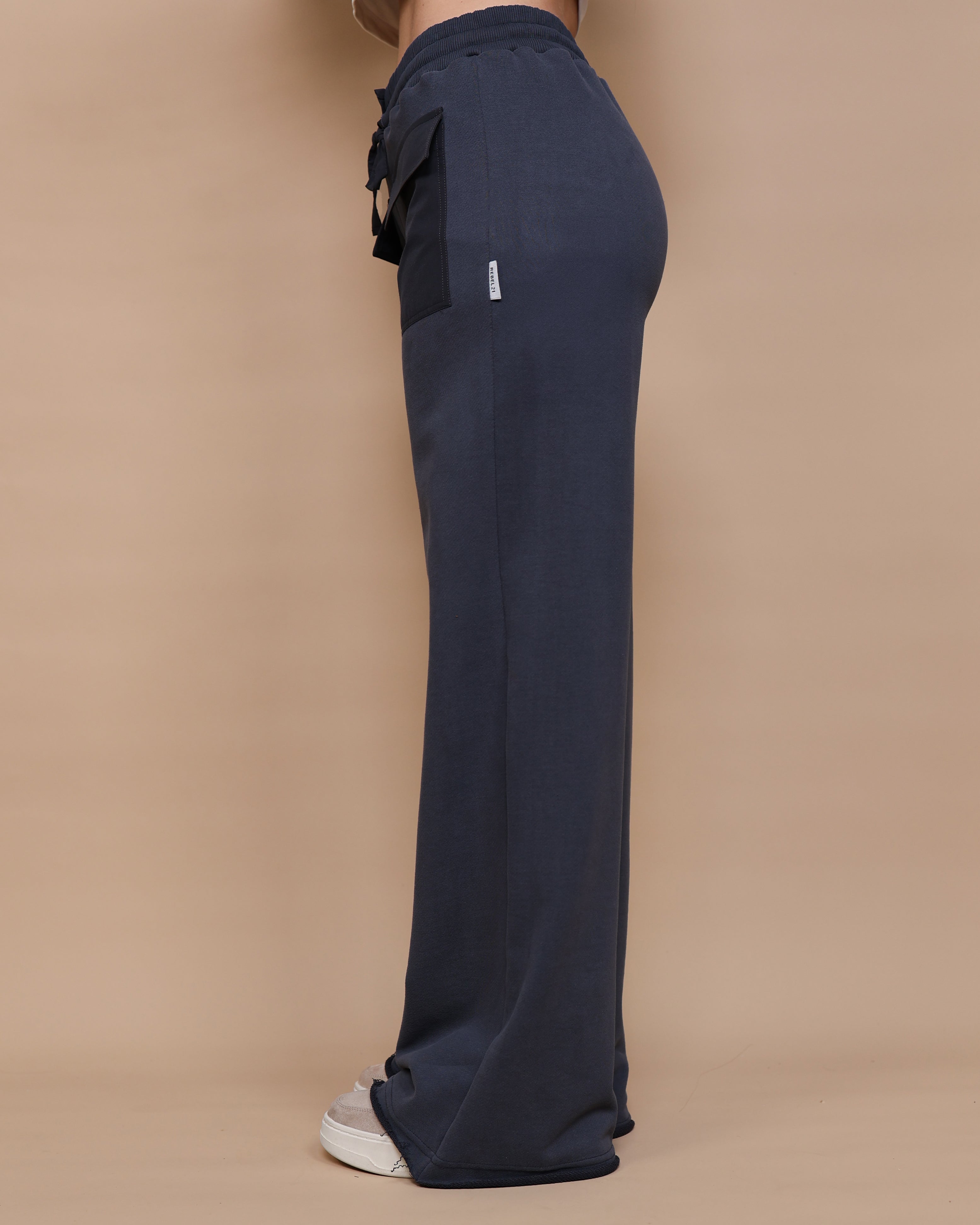 Wide-Leg Parachute Pants